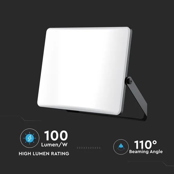 Faro LED 100W 230V 3000/4000/6500K IP65 nero