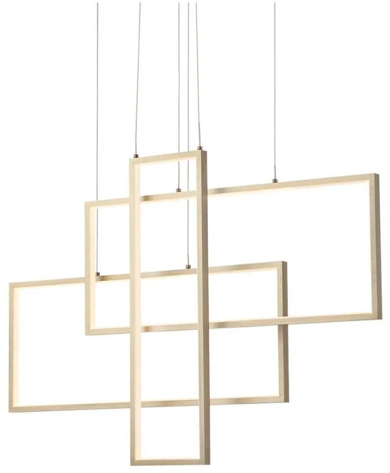 Redo 01-2314 - Lampadario dimmerabile sospeso a cavo PLANA LED/60W/230V dorato