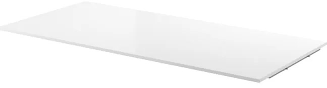 Top per lavabo  SENSEA L 105 x H 1 x P 49.5 cm bianco truciolare, lucido