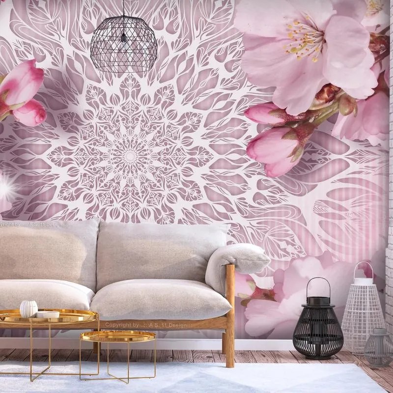 Fotomurale adesivo  Pastel Mandala  Larghezza x Altezza Home decor 147x105