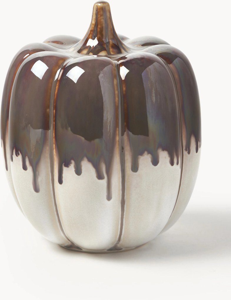 Oggetto decorativo a forma di zucca Moranga, alt. 15 cm