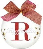 Pallina natale con nome Raffaella 10cm