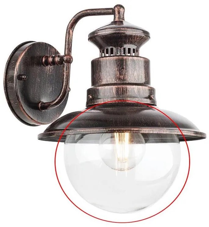 Redo A9046 - Paralume di ricambio per applique e lampadari SCOTT limpido