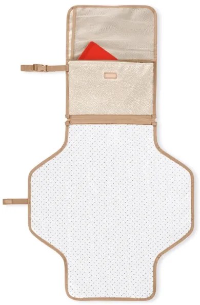 Skip Hop PRONTO - Fasciatoio da viaggio e borsa 2in1 beige