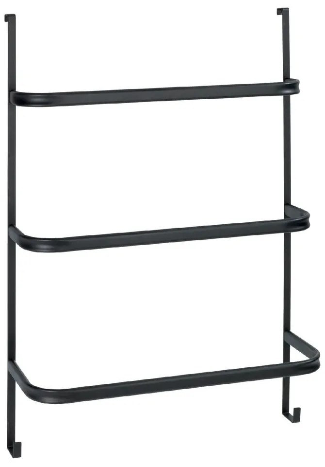 Porta asciugamani nero, 21 x 54 cm Irpinia - Wenko
