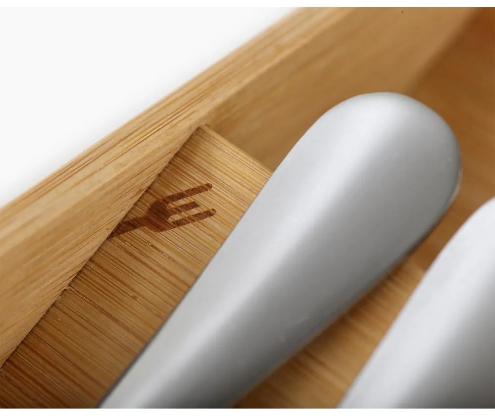 Organizer per cassetto in bambù colore naturale 17,5 x 38 cm DrawerStore - Joseph Joseph