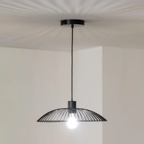 Brilagi - Lampadario LED a sospensione CERIA WIRE 1xE27/40W/230V Ø 26 cm nero