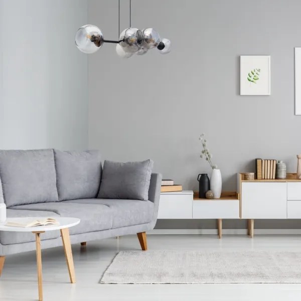 Lampadario a sospensione con filo LATIL 6xE27/60W/230V