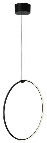 Flos Arrangements Round Medium Lampada 66 cm a Sospensione a luce diffusa Nero Opaco