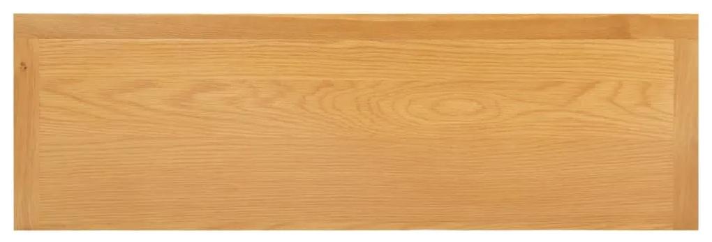 Cassettiera 105x33,5x73 cm in legno massello di rovere