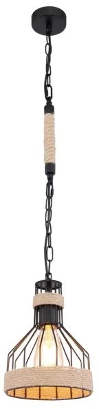 Globo 15675H - Lampadario su catena HALIA 1xE27/60W/230V