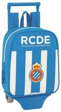 Trolley per la Scuola 805 RCD Espanyol 611753280 Azzurro Bianco