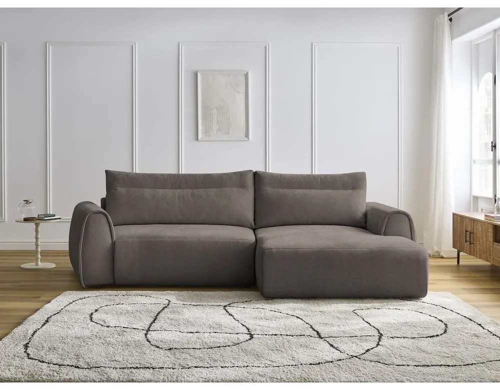 Divano angolare marrone Aden – Bobochic Paris