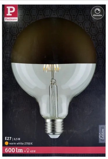 Lampadina LED dimmerabile con un mirror spherical cap E27/6,5W/230V - Paulmann 28679