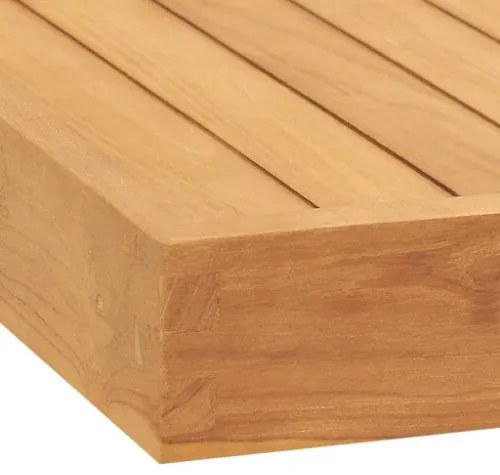 Vassoio da Portata 50x50 cm in Legno Massello di Teak