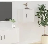 Mobile Porta TV a Parete Bianco 40x34,5x40 cm 816640