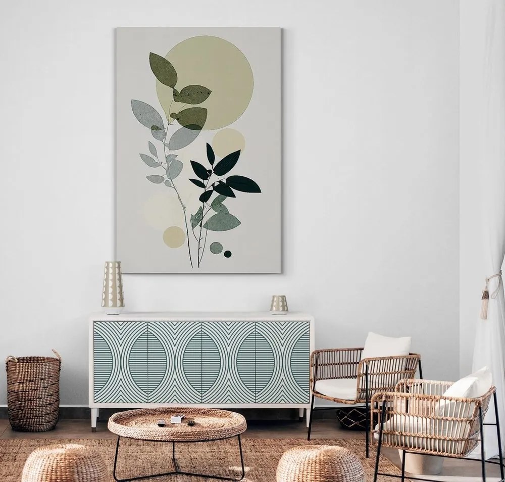 Stampa su tela – Piantine in stile boho