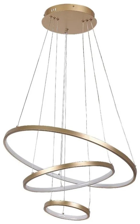 Rabalux 72349 - Lampadario dimmerabile a sospensione con cavo BELIZA LED/90W/230V 3000-6500K + telecomando