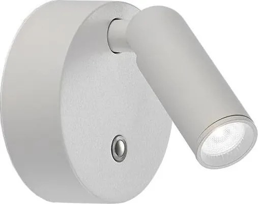 Ideal Lux - Faretto da parete ricaricabile LED dimmerabile BEAN LED/3W/5V CRI 95 bianco