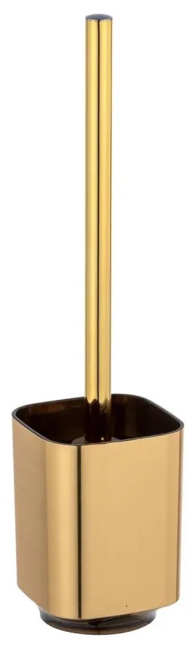 WENKO 24162100 - Scopino WC AURON 9x38,5 cm dorato