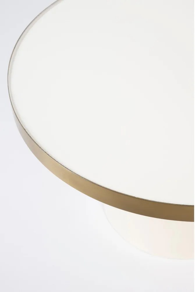 Tavolino rotondo in metallo ø 60 cm Glam – Zuiver