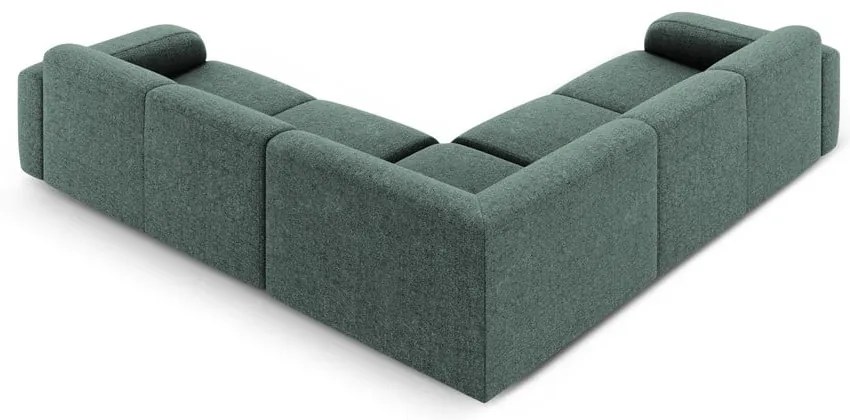 Divano angolare in colore petrolio (angolo variabile / a L) Molino - Micadoni Home