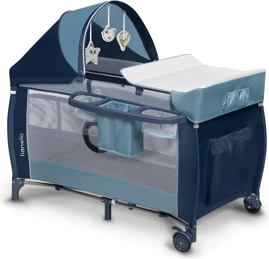Lionelo - Lettino da viaggio SVEN PLUS blu