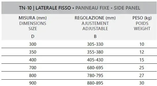 Box Doccia H200 Alluminio Spazzolato Trasparente 8mm Anticalcare