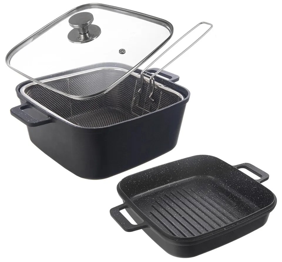 Teglie in set in alluminio 2 pz 24,5x32,5 cm GRANDE - Orion