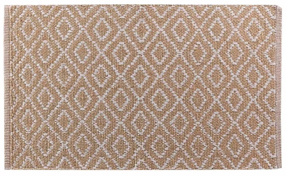 Tappeto lavabile beige 50x80 cm Lazaro - douceur d'intérieur