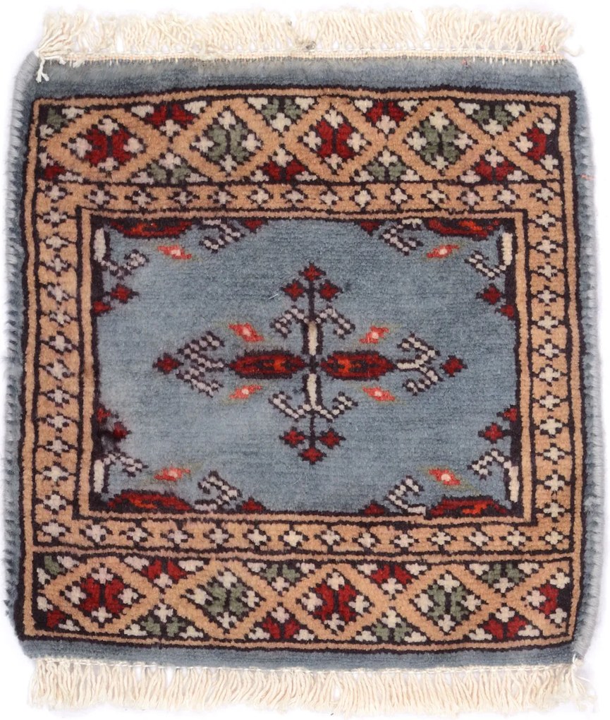 Bokhara Tappeto 30x30 (Pakistan) Annodato A Mano