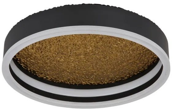 Globo 48460-24 - Plafoniera LED HEDI LED/24W/230V d. 30 cm nero