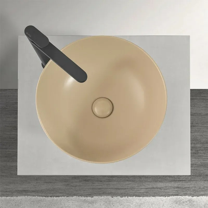Mensola porta lavabo grigio nuvola per lavabi da appoggio da 60 cm serie Master