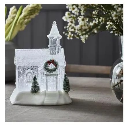 Markslöjd 705820 - Decorazione natalizia LED CHAPELLE LED/0,9W/3xAA cappella