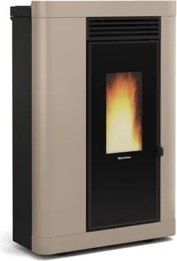 Stufa a pellet canalizzata Annabella Plus 9,0 kW Tortora - Extraflame