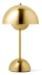 Flowerpot VP9 Lampada da Tavolo Portatile Brass-Plated - &Tradition