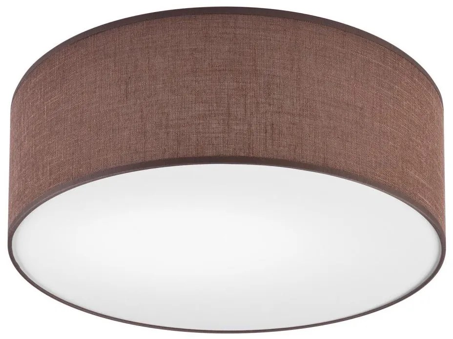 Plafoniera SIRJA DOUBLE 2xE27/15W/230V diametro 35 cm marrone