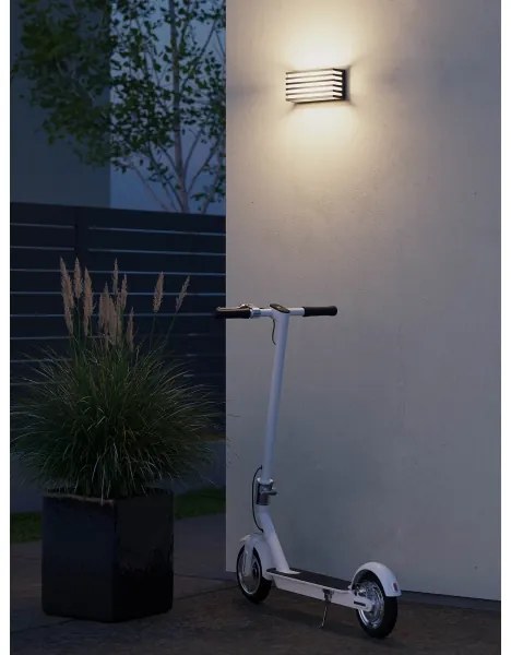 Redo 90639-Applique a LED da esterno BLAZE LED/12W/230V 3000K IP54 antracite