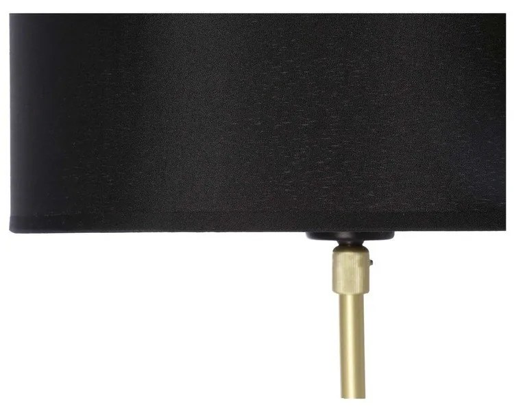 Lampada da terra nera (altezza 154 cm) Tegola - Candellux Lighting