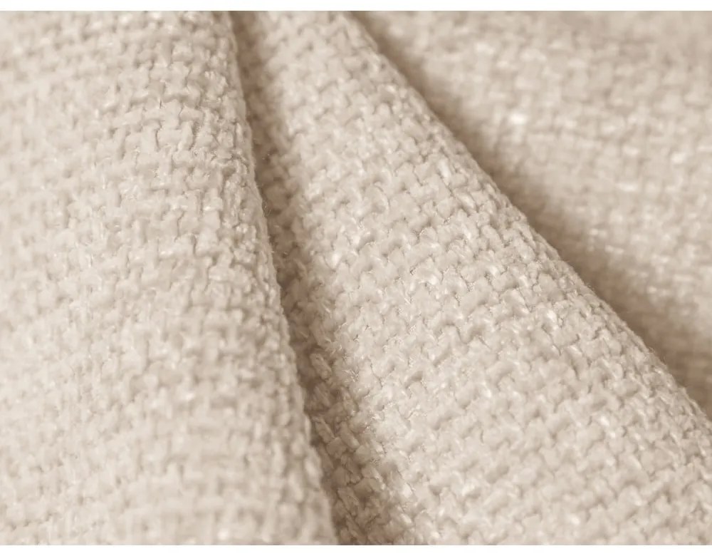 Letto matrimoniale imbottito color crema con contenitore con rete inclusa 180x200 cm Miley – Micadoni