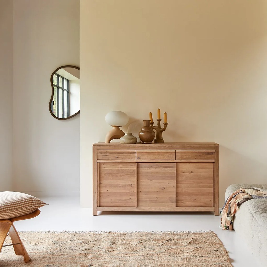 Tikamoon - Credenza in legno di rovere 150 Luce