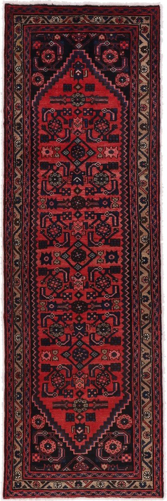 Hamedan Tappeto 100x300 (Iran) Annodato A Mano