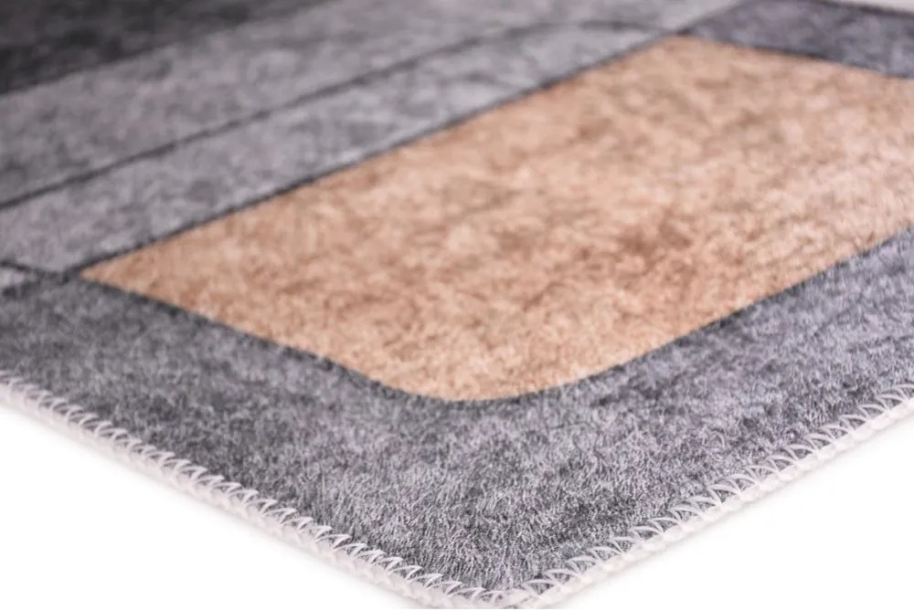 Tappeto lavabile grigio 120x160 cm - Vitaus