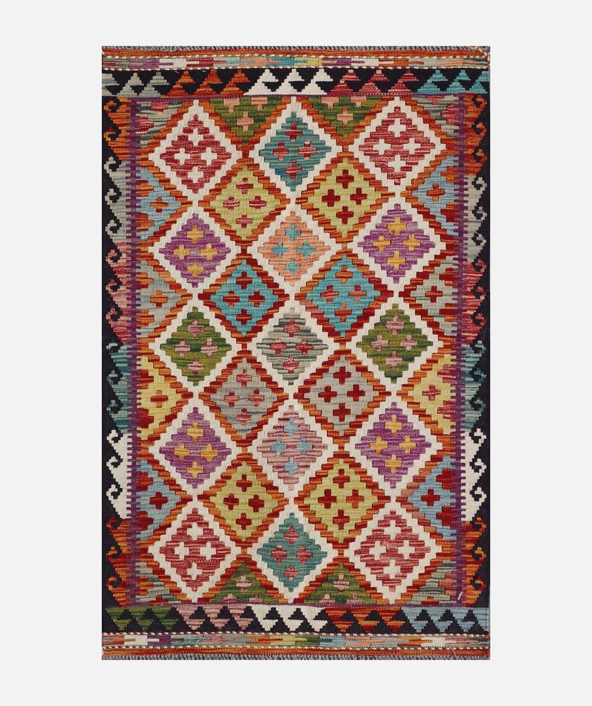 Kilim Tappeto orientale 90x130 (Pakistan) Tessuto A Mano