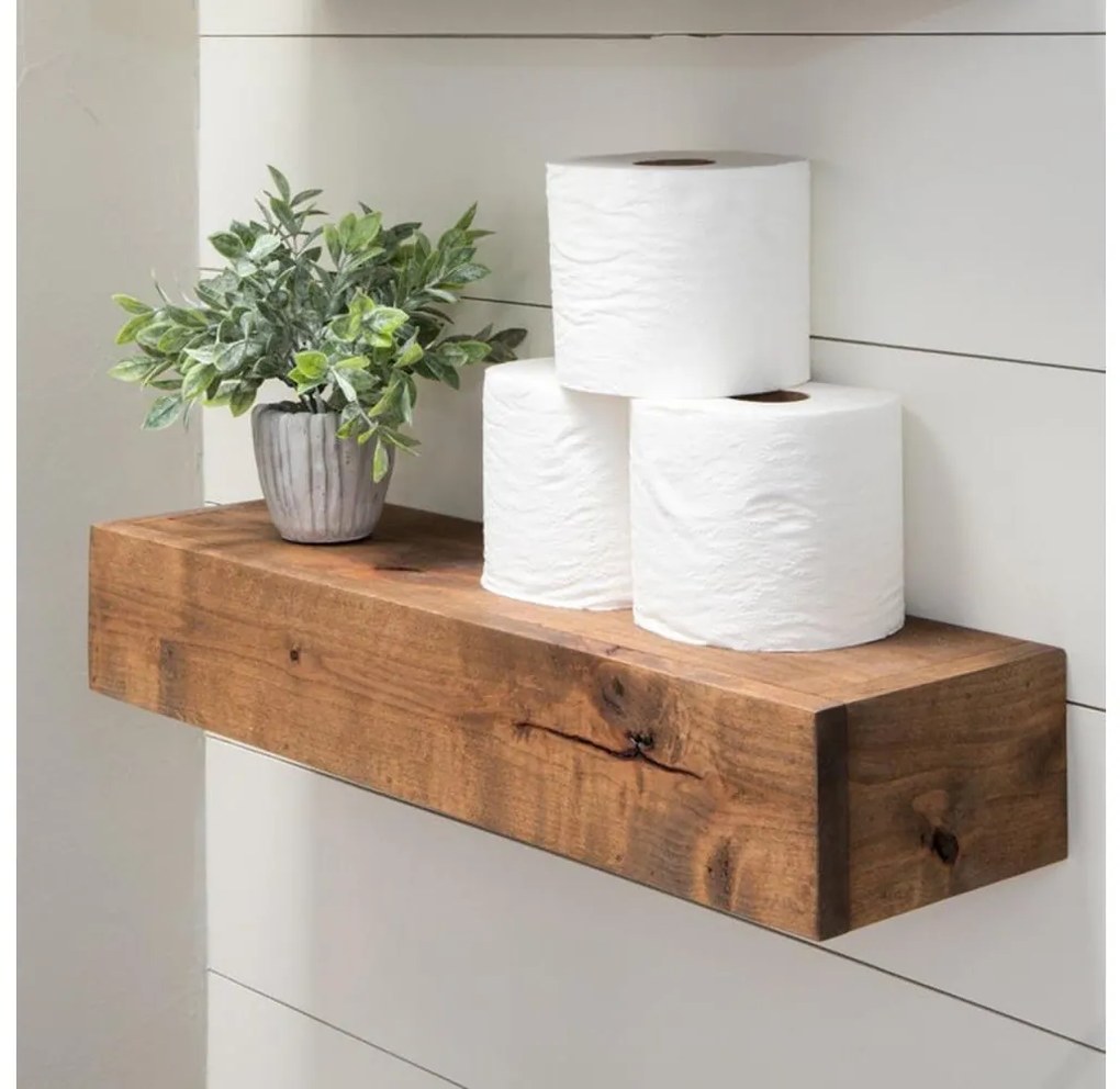 Mensola da parete RAF 9x60 cm abete