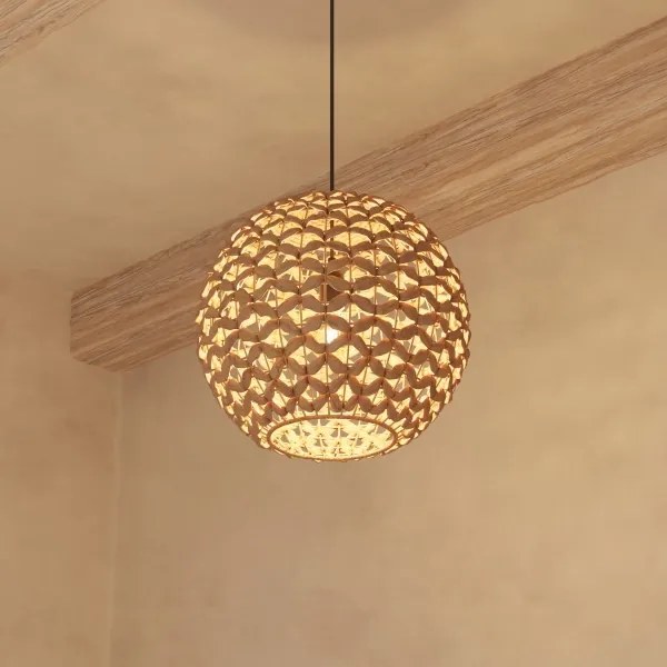 Atmosphera - Lampadario a sospensione con filo SAND 1xE27/40W/230V giacinto d'acqua