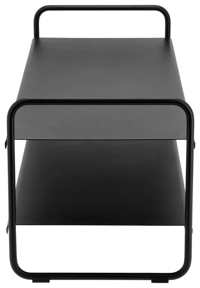 Scarpiera nera in acciaio 33x33x80 cm A-Shoe – Zone