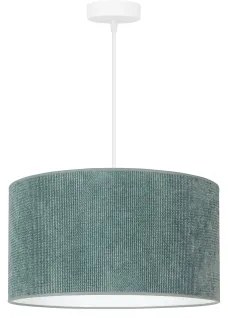 Duolla - Lampadario a sospensione con filo CORDUROY 1xE27/15W/230V diametro 40 cm azzurro