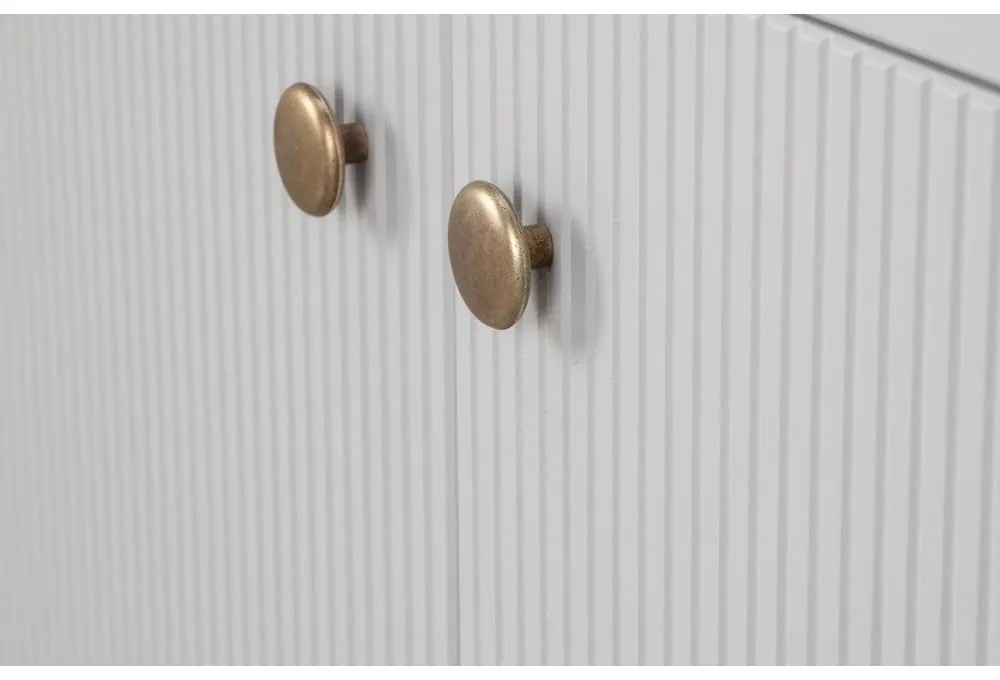 Armadio in pino grigio chiaro 100x195 cm Madu - WOOOD