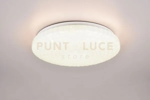 Vega plafoniera led 16w 1900lm, 3000k diffusore lavorato ed effetto...